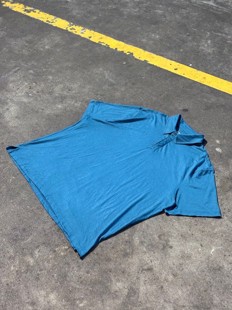 01. ALGO Performance Polo Shirt 3XL (Category: Tshirts & Polo Shirts ) located in Batangas. Submitted by aimhrandel40321 (Listing ID 1413583176, Image 1). Description: 0.1 ALGO POLO SHIRT Issue : none (need wash) Condition : Excellent Color rate : 9.5/10 Size on tag : 3XL Width × Length : 29 - 30 × 32 Location : Batangas Mine: 350 + Shipping fee.