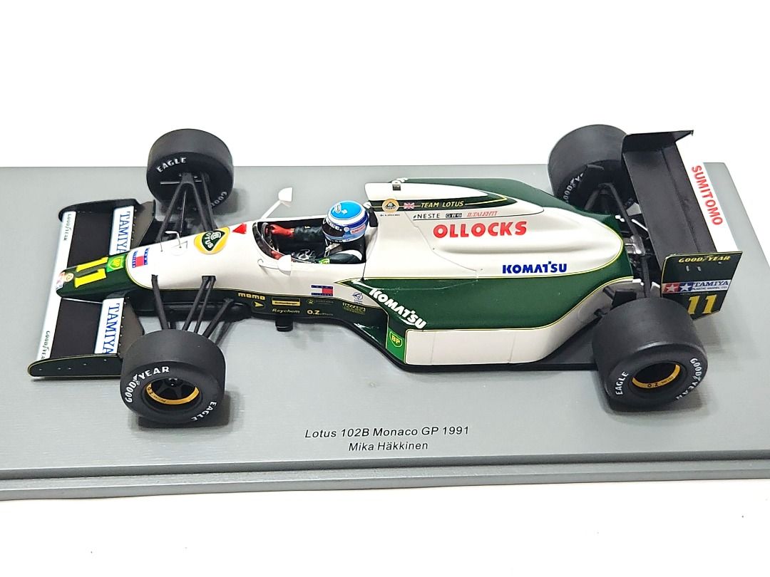 Miniature Spark 1/18 – Lotus 102B N°11, Monaco GP 1991, Mika Häkkinen, Précommande
