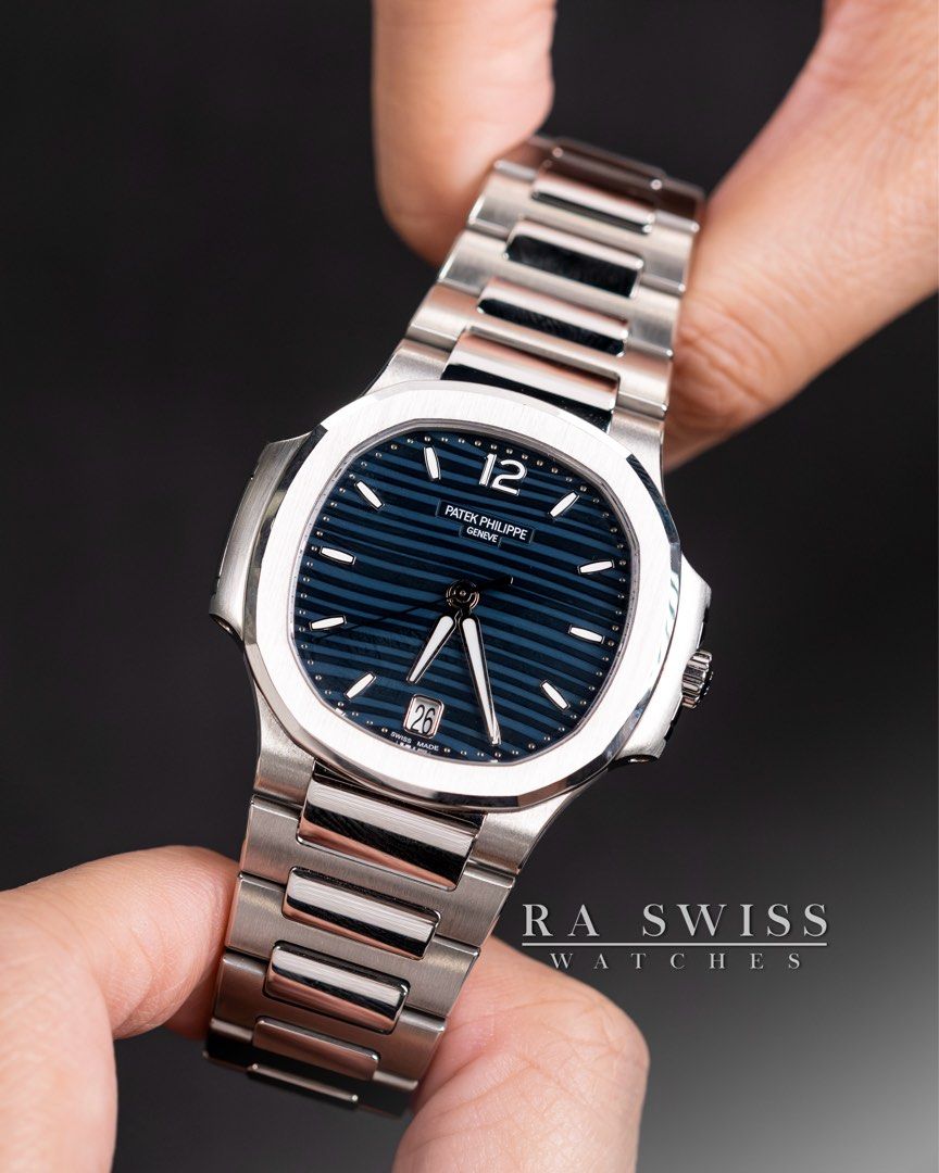 2021 Patek Philippe Lady Nautilus Blue (Category: Luxury Watches) located in Makati City. Submitted by raswisswatches (Listing ID 1413540418, Image 1). Description: 2021 Patek Philippe Lady Nautilus Blue - 35mm - Ref. 7118/1A-001 - Mint Condition - Full Set DM & VISIT US TODAY!! 📍1 Proscenium, Rockwell Makati 👌We Buy Sell Trade Consign ⏰ Showroom open 1pm - 6pm (Daily) 👋 No appointment? No problem! look for “R-A” ☎️0917-867-1986 All Watches po