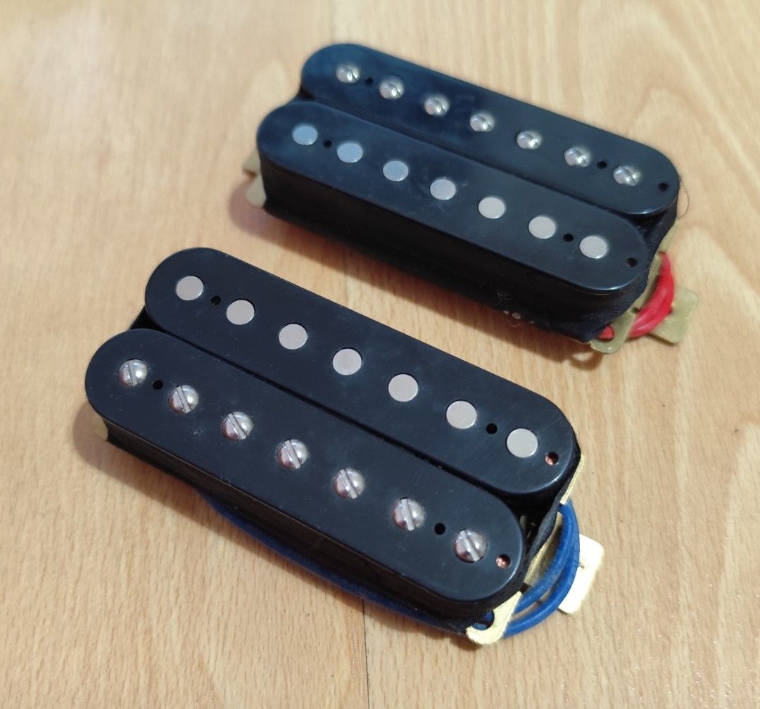 7-string pickups (Category: Music Accessories) located in Singapore. Submitted by sub_tga (Listing ID 1413451163, Image 1). Description: 7-string pickups taken off an Ibanez RGD. Selling as a set only. Self-collect at CCK / Yew Tee mrt station. Price is FINAL 🙏🏽.