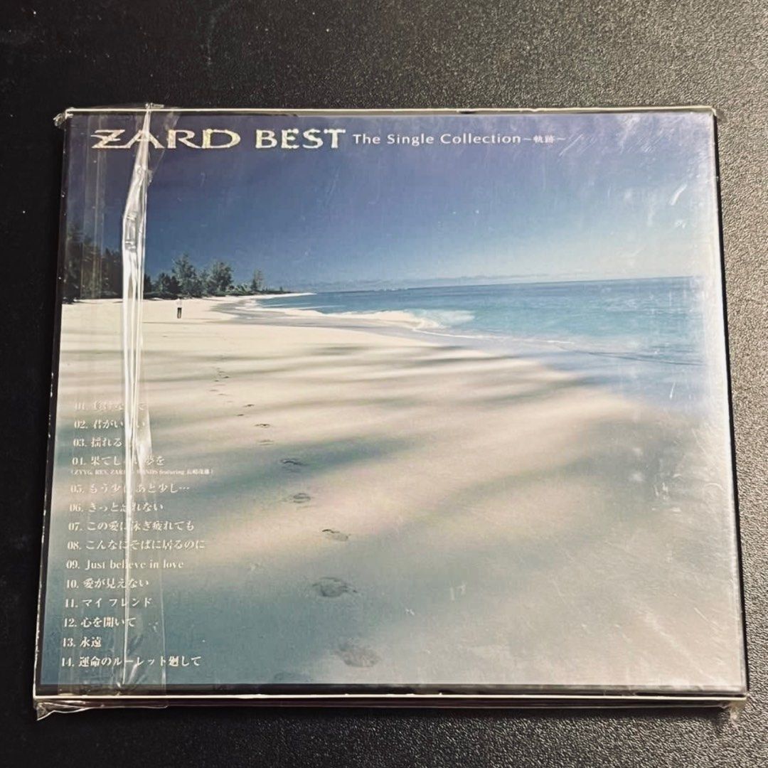 日首版附外盒> Zard Best 坂井泉水精選The Single Collection 軌跡CD