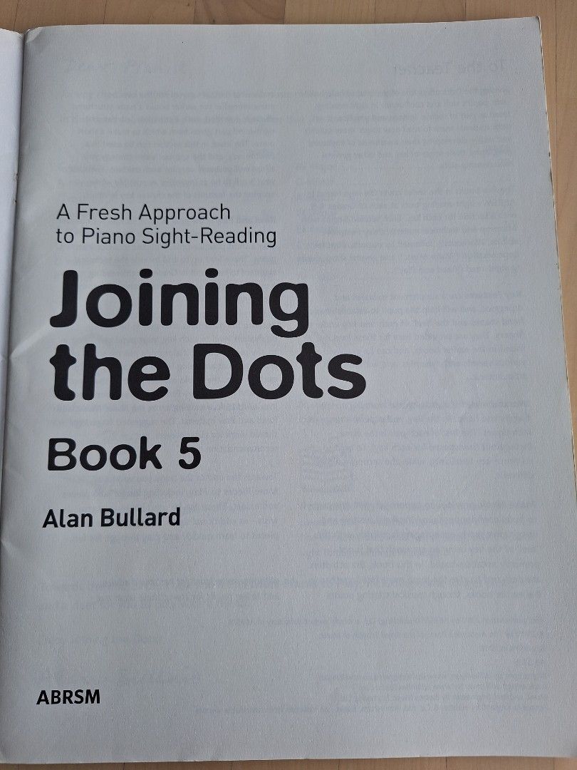 Joining The Dots Piano Book 2 - A. Bullard. Just Flutes, London
