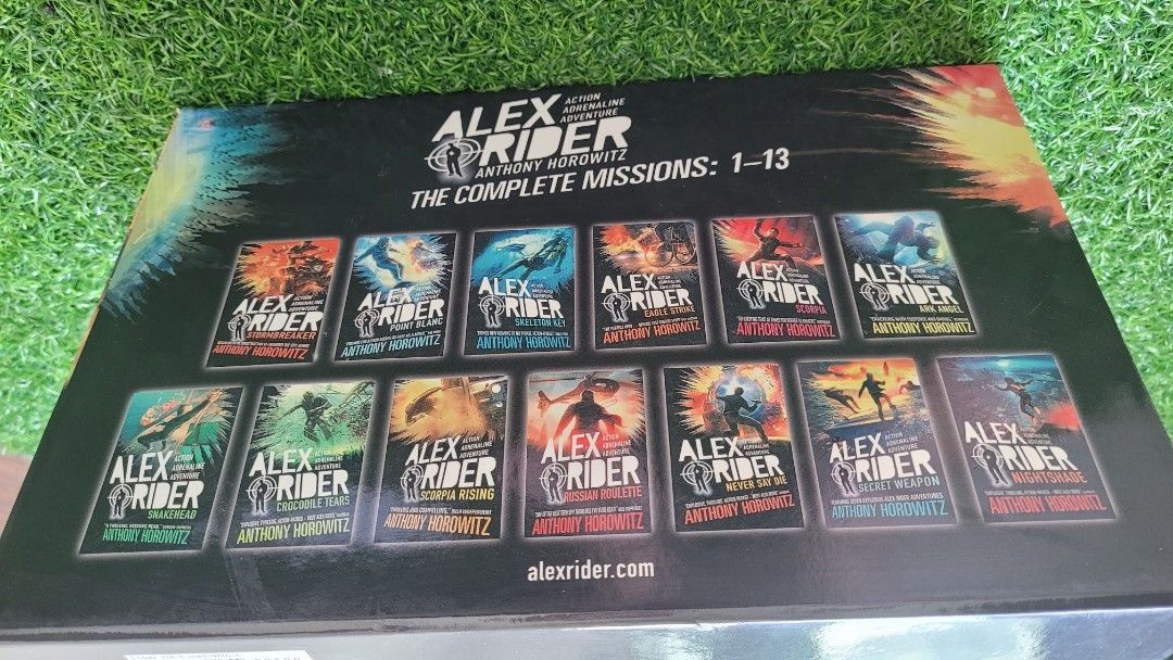 Alex Rider: The Complete Missions 1-13 Box Set, Hobbies & Toys, Books ...