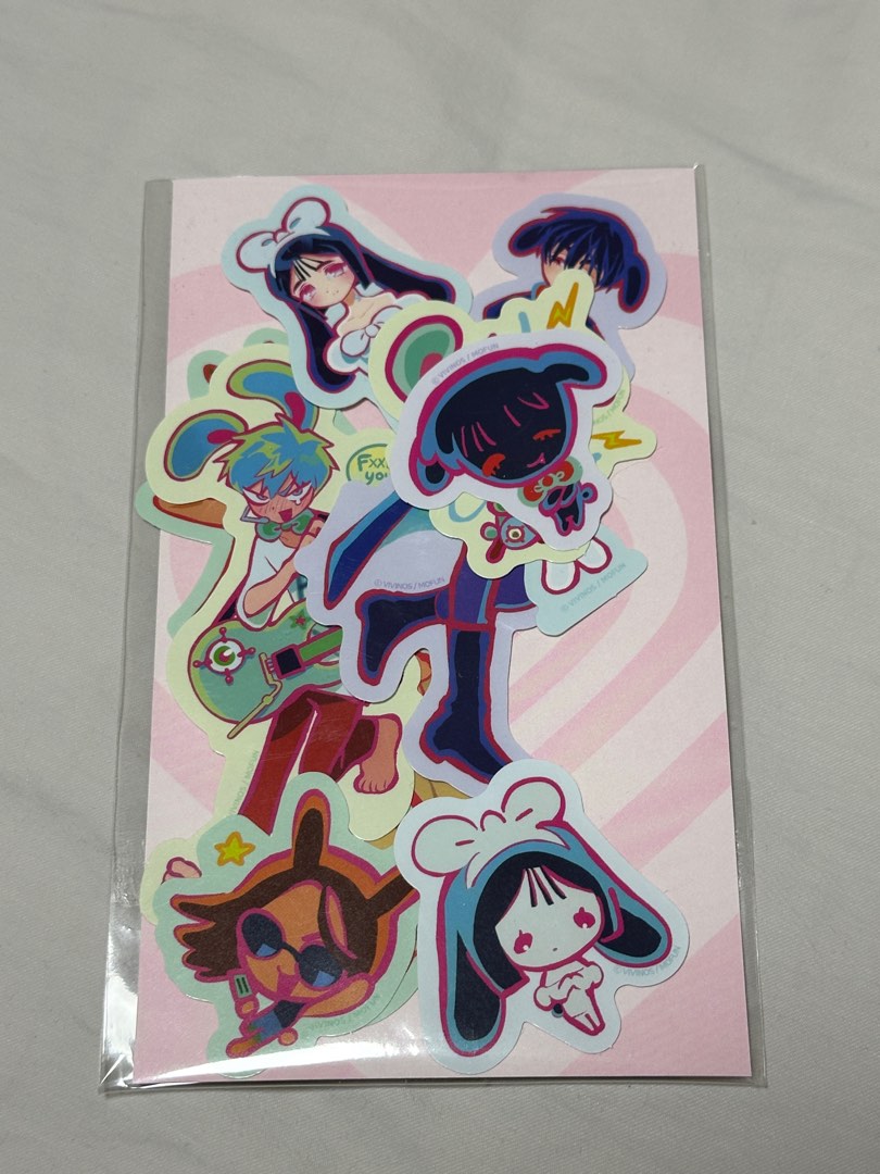 alien stage alnst mofun bunny stickers, Hobbies & Toys, Memorabilia ...