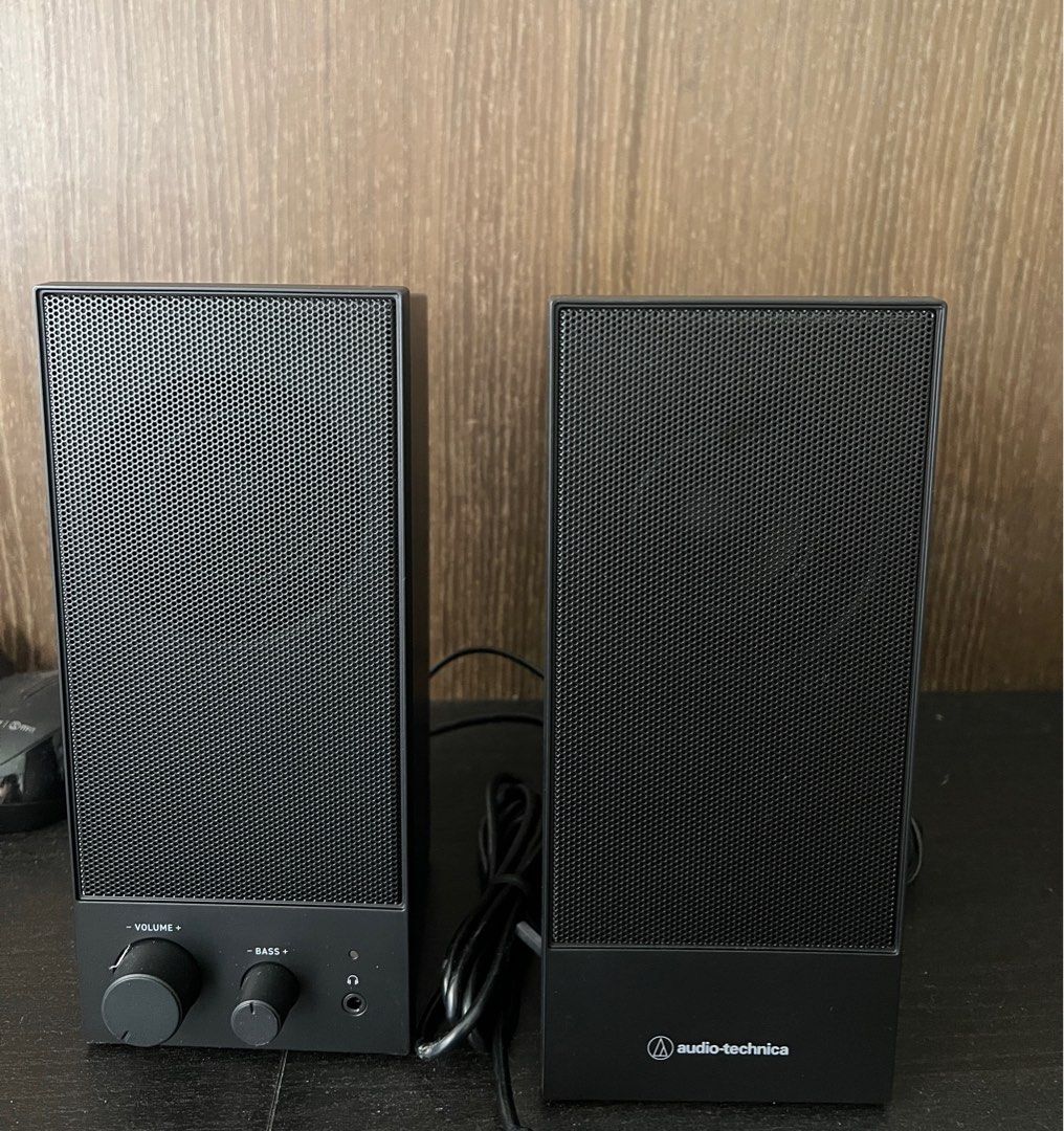 Audio-Technica AT-SP105 Active Speakers, 音響器材, Soundbar、揚聲器、藍牙喇叭、耳擴-  Carousell