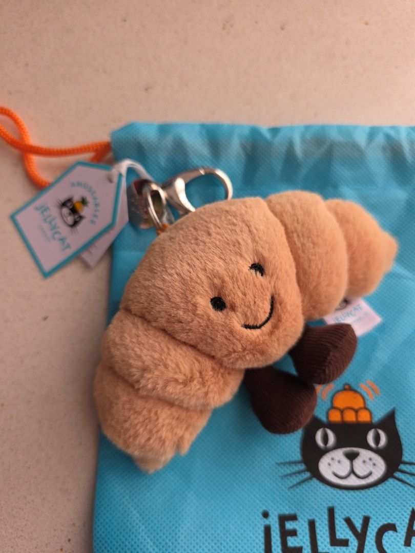 Authentic Jellycat Croissant Keychain, Hobbies & Toys, Toys & Games on — free download