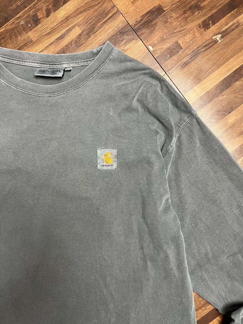 Carhartt WIP Patch Long Sleeve (Category: Coats, Jackets and Outerwear) located in Cabanatuan. Submitted by refind-ph (Listing ID 1413545516, Image 2). Description: Carhartt WIP Patch Long Sleeve Dimes 23 x 30 inches Very good condition No issue Color rate 8.5/10 Dm to purchase! 📩.