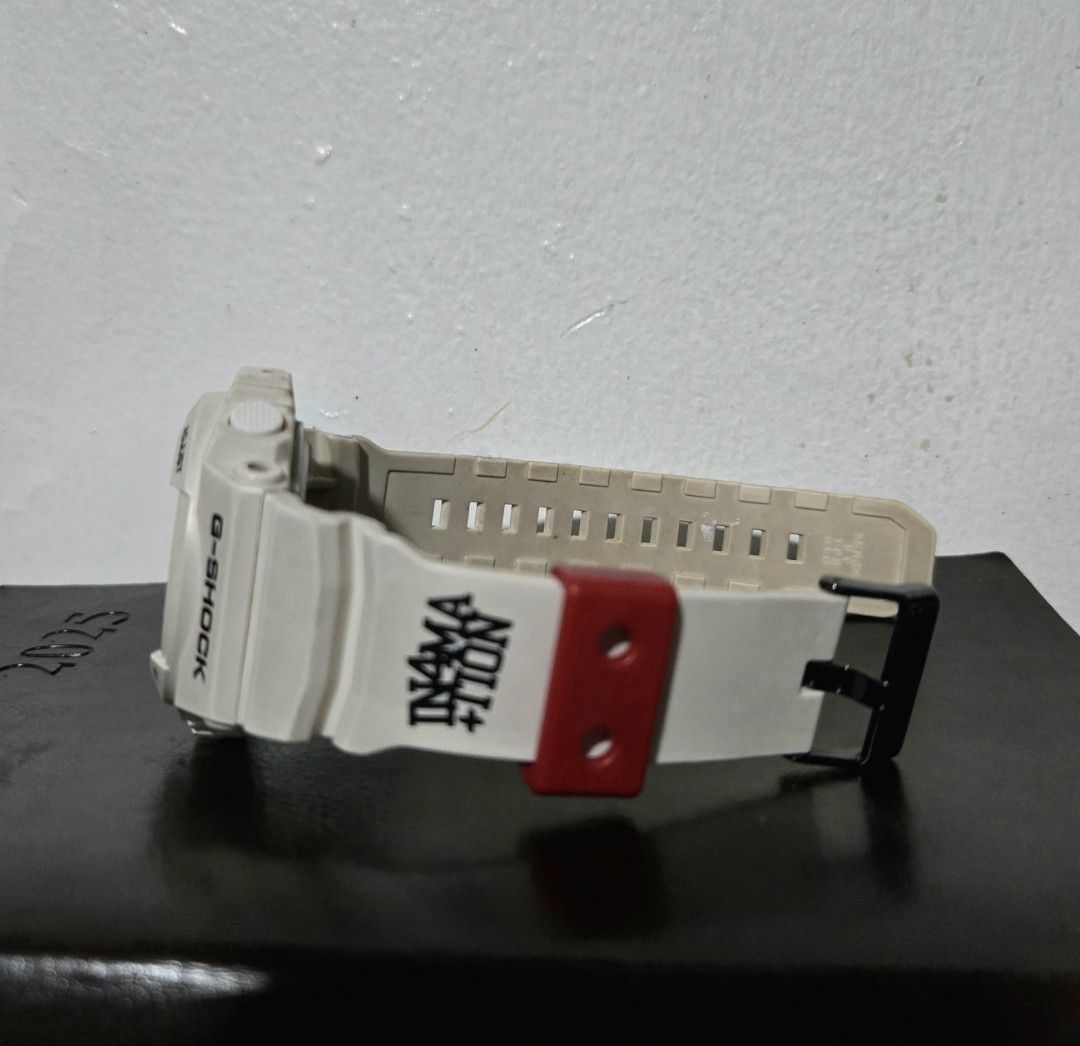 Casio G-Shock G-Lide IN4MATION GLX-150X (Category: Men's Watches) located in Quezon City. Submitted by bk2025 (Listing ID 1413519113, Image 3). Description: - Rare G-Shock G-Lide IN4MATION collaboration watch (GLX-150X) - White strap with IN4MATION branding - Digital display - Features red accents.