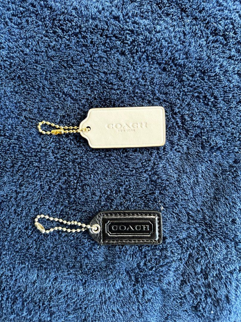 Coach Keychains (Category: Other Accessories) located in Dagupan City. Submitted by fonsomatthy (Listing ID 1413460289, Image 3). Description: ‼️FOR SALE‼️ ✅ Authentic Coach keychains in various colors and styles 👉🏻 Includes a gold-tone keychain, a glittery purple keychain, a red leather keychain (SOLD), a black keychain, and a white keychain. Each keychain features the Coach logo. Perfect for adding a touch of luxury to your keys or bag. 🪙 3️