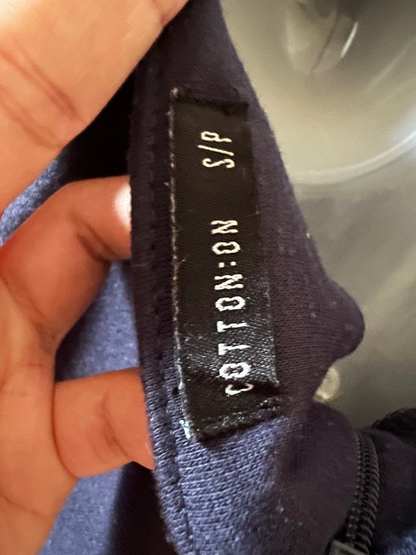 Cotton On Navy Jumpsuit S/P (Category: Jumpsuits) located in Bulacan. Submitted by monaami (Listing ID 1413449474, Image 3). Description: Length from armpit to bottom 100cm Length from top front to bottom 110cm Bust up to 90cm - Cotton On navy jumpsuit - Size: S/P - Features a square neckline - Adjustable straps - Straight leg design - Back zipper closure - Made of smooth, solid fabric.