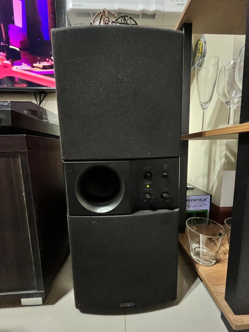 Denon DSW 500 Subwoofer (Category: Soundbars, Speakers & Amplifiers) located in Malabon City. Submitted by heylally (Listing ID 1413563870, Image 1). Description: Denon DSW-555 Subwoofer -Active subwoofer -75 watts -AC 100v -no issue -pwede rin po itest dito sa house located @ Ermita, Manila.