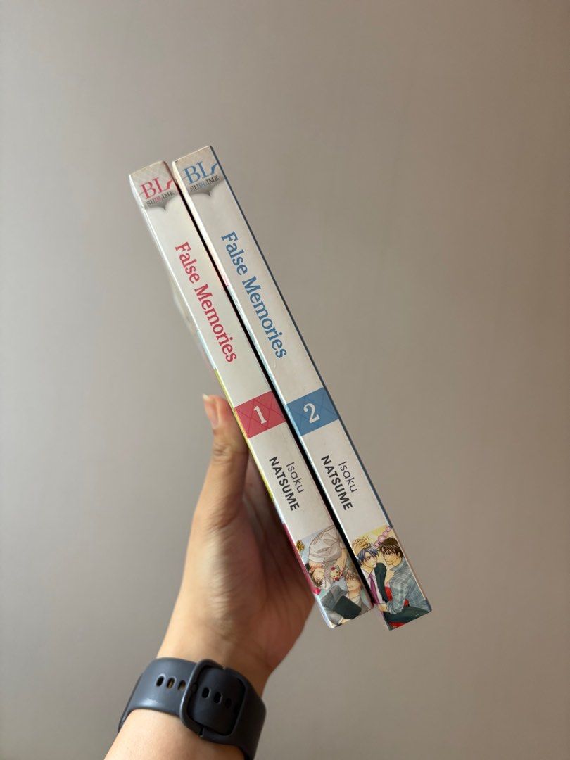 False Memories Volume 1 & 2 (Category: Comics & Manga) located in Quezon City. Submitted by tinelli (Listing ID 1413493716, Image 2). Description: - False Memories vols 1 & 2 by Isaku Natsume - Published by BL sublime - some yellowing on the pages.