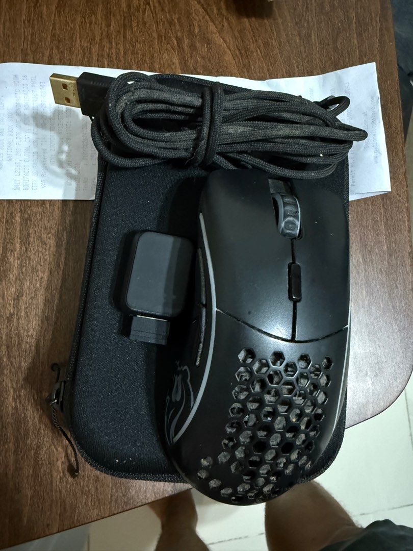 Glorious Model D Gaming Mouse (Category: Mouse & Mousepads) located in Caloocan City. Submitted by markgoesdecluttering (Listing ID 1413453895, Image 3). Description: Glorious Model D Wireless (no box) RFS: bought Endgame mice already Issue: scroll and middle click not working. Other than that, everything works seamlessly. Only for those who can solder and replace the switches, or for those who doesnt mind the scroller not working.