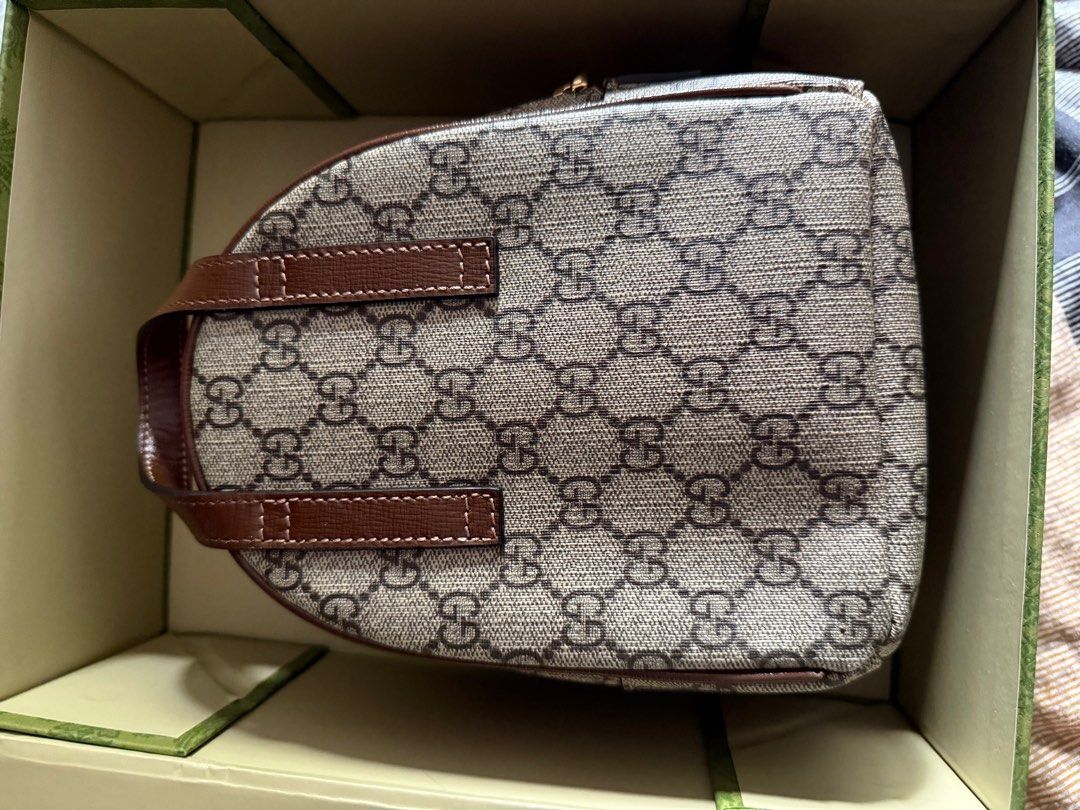 Gucci Mini Back Pack (Category: Luxury Bags & Wallets) located in Muntinlupa City. Submitted by ydumali (Listing ID 1413502201, Image 2). Description: Gifted and I don’t think it is authentic, but very well made and in good condition. .