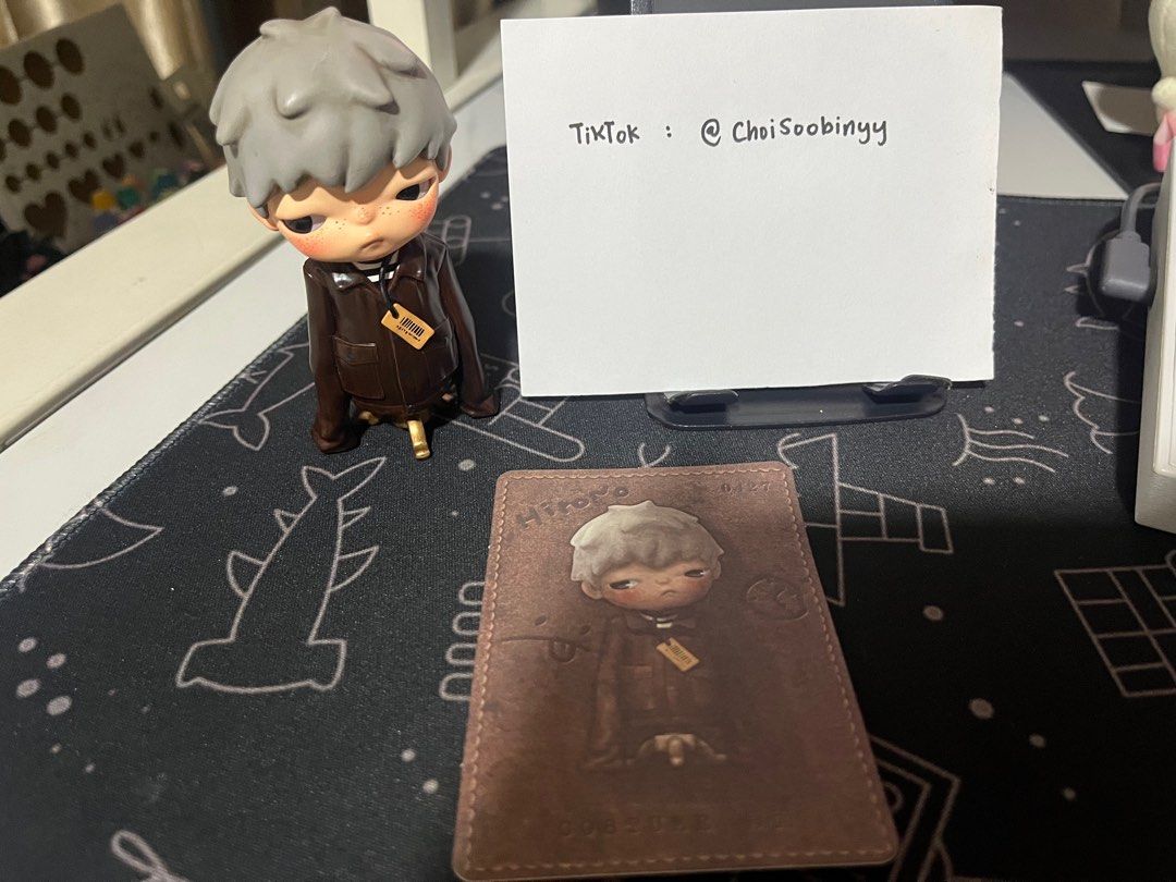 Hirono reshape series: costume (Category: Designer & Blind Box Toys) located in Manila. Submitted by soobinyy (Listing ID 1413524511, Image 1). Description: - Hirono figure - Box and card included - mode of payment: Gcash - mode of delivery: Lalamove - reason for sale: funds! - tiktok: @choisoobinyy.
