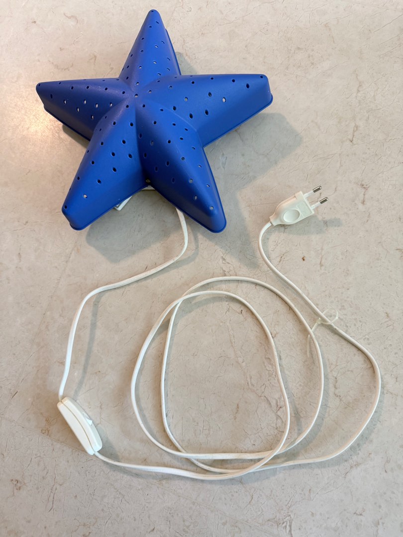 ikea-blue-star-night-light-furniture-home-living-lighting-fans