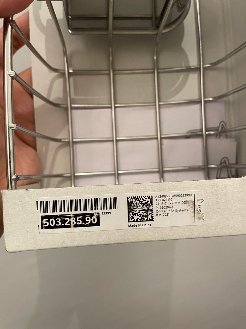 IKEA Voxnan Bathroom Shower Shelf (Category: Bathroom & Kitchen Fixtures) located in Cavite. Submitted by theseventhph (Listing ID 1413544554, Image 2). Description: IKEA Voxnan shower shelf. Brand new, stainless steel. Opened for fitting but never used. No flaws. Delivery via Flash Express. Urgent delivery via Lalamove/Grab possible..