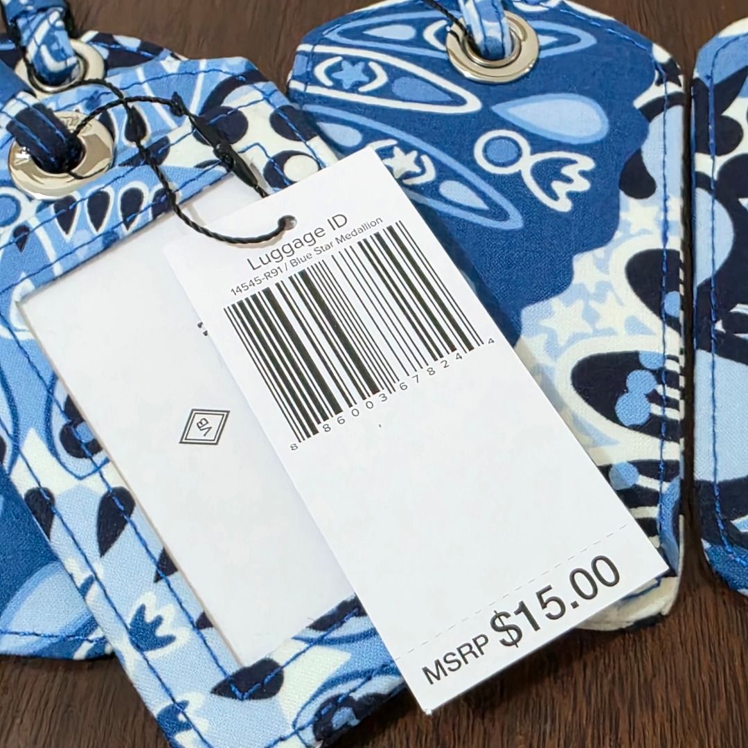 Vera Bradley Luggage tag (Category: Travel Essentials & Accessories) located in Taguig. Submitted by iamloulouvi (Listing ID 1413438517, Image 2). Description: - Sold per piece - Retails for $15 each - New with original price tag - Price is firm. Discount to be given when buying 2 or more. Please note I work full time from M-F so may not be able to respond to your queries on time but I try my very best to. All products I am selling are authentic,