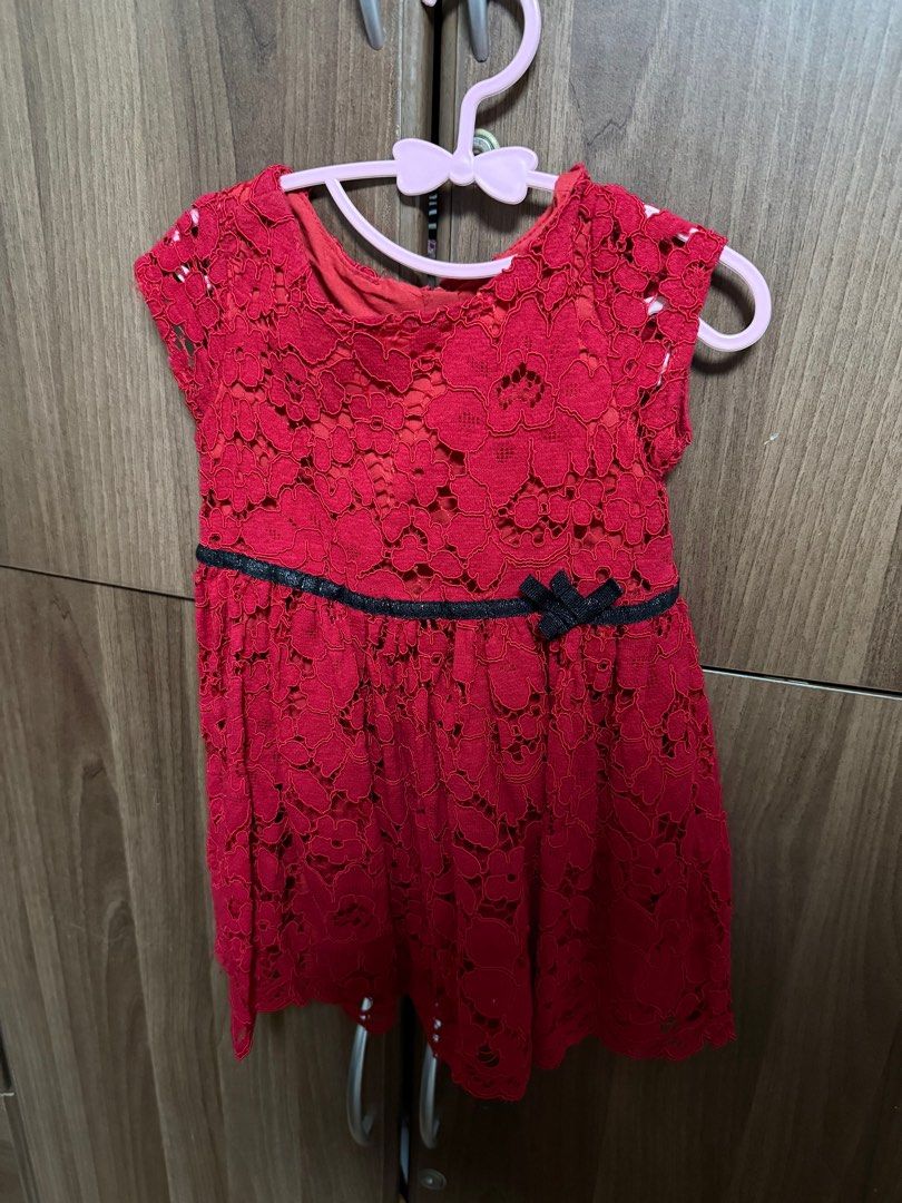 Joe Fresh red eyelet dress (Category: Babies & Kids Fashion) located in Quezon City. Submitted by bei0921 (Listing ID 1413537230, Image 1). Description: with free crop top minnie mouse.