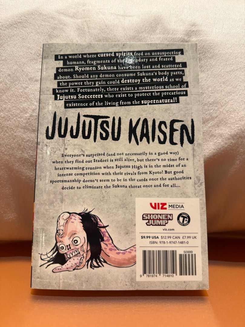Jujutsu Kaisen Manga Volume 5 (Category: Comics & Manga) located in Manila. Submitted by buldak06 (Listing ID 1413546972, Image 2). Description: ⭐️ Authentic 📦 Shipping fee shouldered by buyer 🏷️ 250 pesos 🧾: MOP is Gcash ONLY.