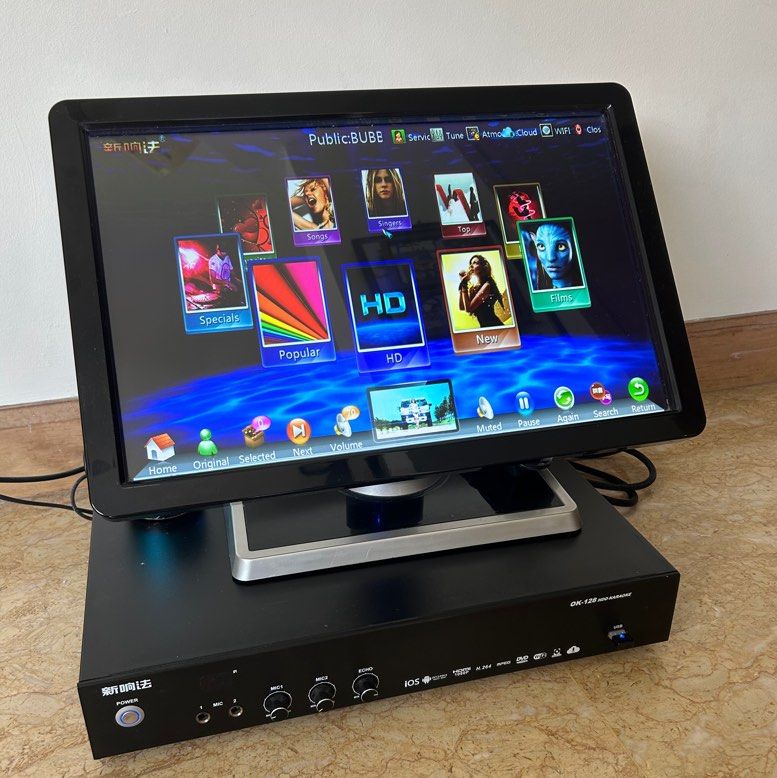 Karaoke System with Monitor