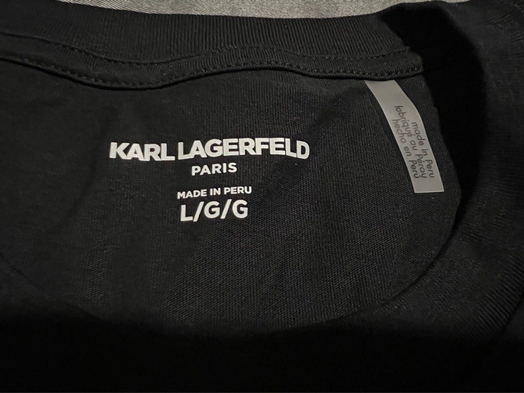 Karl Lagerfeld Tshirt Black Large (Category: Tshirts & Polo Shirts ) located in Valenzuela. Submitted by skiesdeclutter (Listing ID 1413519644, Image 2). Description: Karl Lagerfeld shirt Black Large.