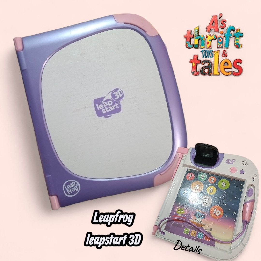 LeapFrog LeapStart 3D Educational System (Category: Educational & Learning Toys) located in Iligan City. Submitted by shehabdor98515 (Listing ID 1413646859, Image 1). Description: - LeapFrog LeapStart 3D educational learning system. - Interactive with screen and stylus. - Complete set included. - Designed for young children. - Engaging learning activities. ALL WORKING‼️ NO BOOKS INCLUDED‼️‼️ GREEN-💢 SOLD💢 PINK-799.
