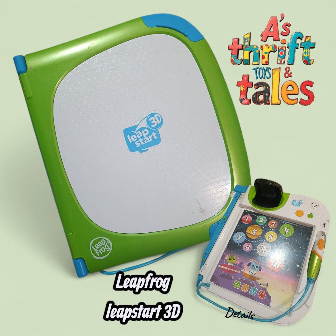 LeapFrog LeapStart 3D Educational System (Category: Educational & Learning Toys) located in Iligan City. Submitted by shehabdor98515 (Listing ID 1413646859, Image 3). Description: - LeapFrog LeapStart 3D educational learning system. - Interactive with screen and stylus. - Complete set included. - Designed for young children. - Engaging learning activities. ALL WORKING‼️ NO BOOKS INCLUDED‼️‼️ GREEN-💢 SOLD💢 PINK-799.
