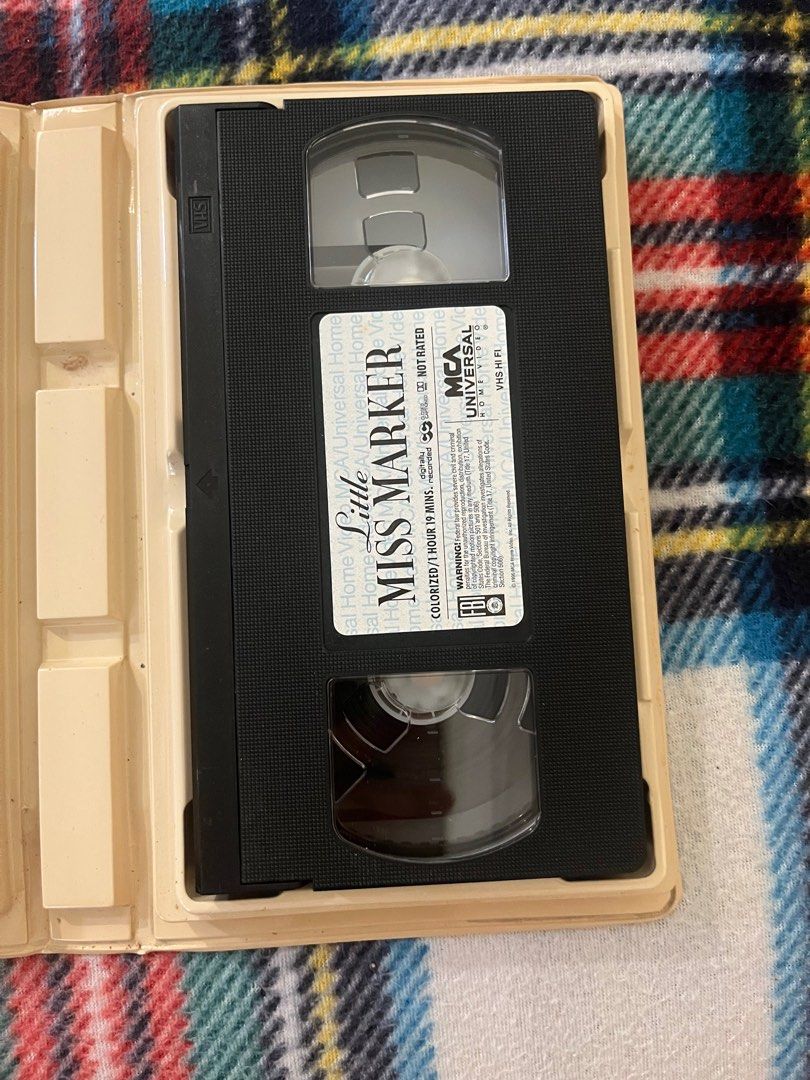 Little Miss Marker VHS Tape (Category: Vintage Collectibles) located in Subic. Submitted by p0rcelain (Listing ID 1413471331, Image 2). Description: - Little Miss Marker VHS tape -From Shirley Temple Collection - Originally released by MCA Home Video - Case includes movie synopsis and cast/crew details Message me for more inquiries!.
