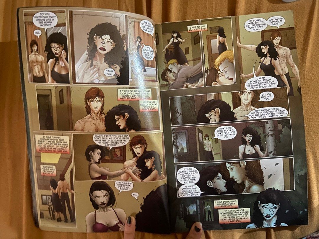 MARVEL Comic Book Anita Blake: Vampire Hunter - Guilty Pleasures (Category: Comics & Manga) located in Caloocan City. Submitted by wayvae (Listing ID 1413544230, Image 3). Description: Marvel comic book "Anita Blake: Vampire Hunter Guilty Pleasures" - authentic - no missing pages/pen markings - with flaws. can send pictures.