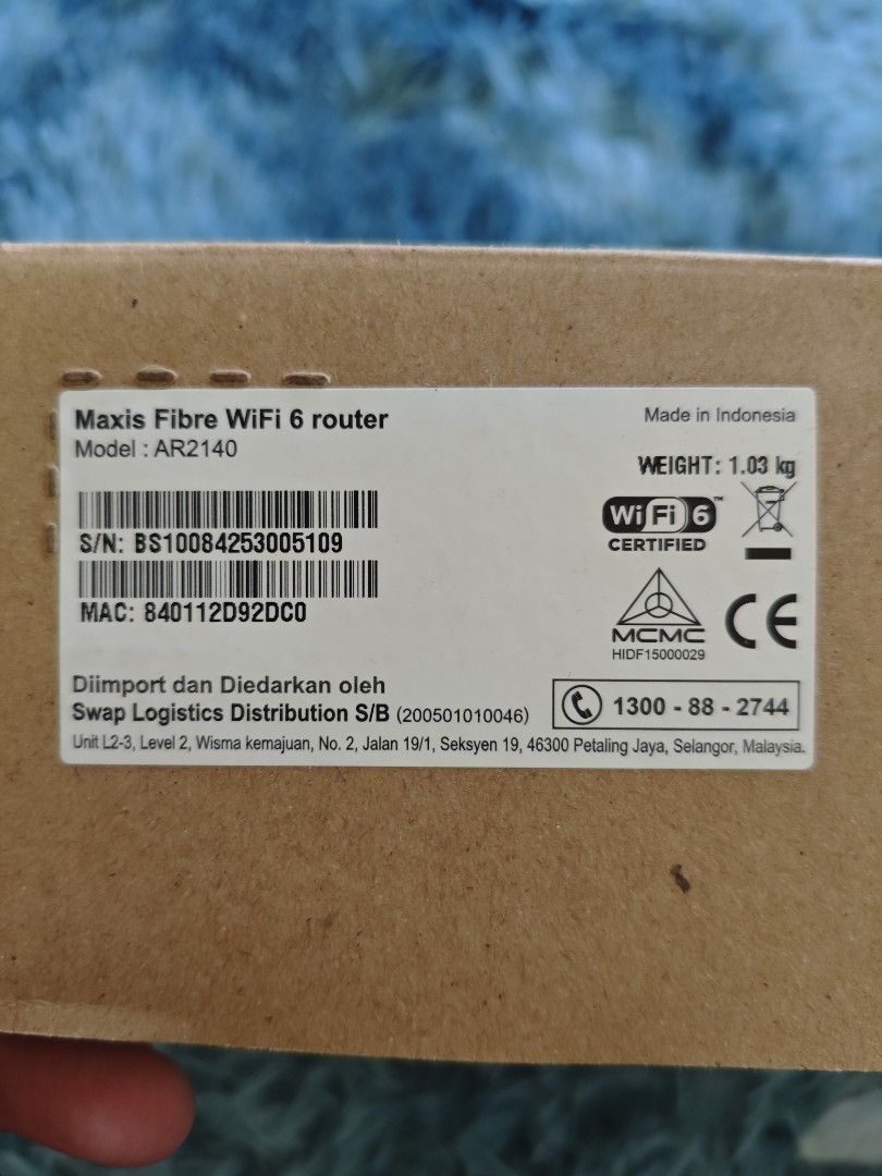 Maxis Fibre WiFi 6 Mesh Router AR2140, Computers & Tech, Parts ...