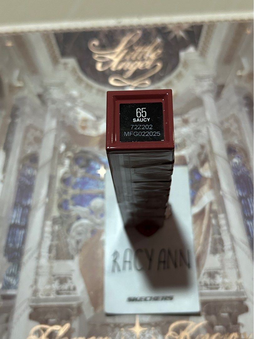Maybelline Superstay Vinyl ink (Category: Makeup) located in Rizal. Submitted by reyshishibal (Listing ID 1413647993, Image 2). Description: SHADE: 65 SAUCY - brand new & sealed - can send video condi - authentic official, scan the barcode to check authenticity - est sf if jnt: around 50 only ✅installment (original price+ 100) in 2 months.