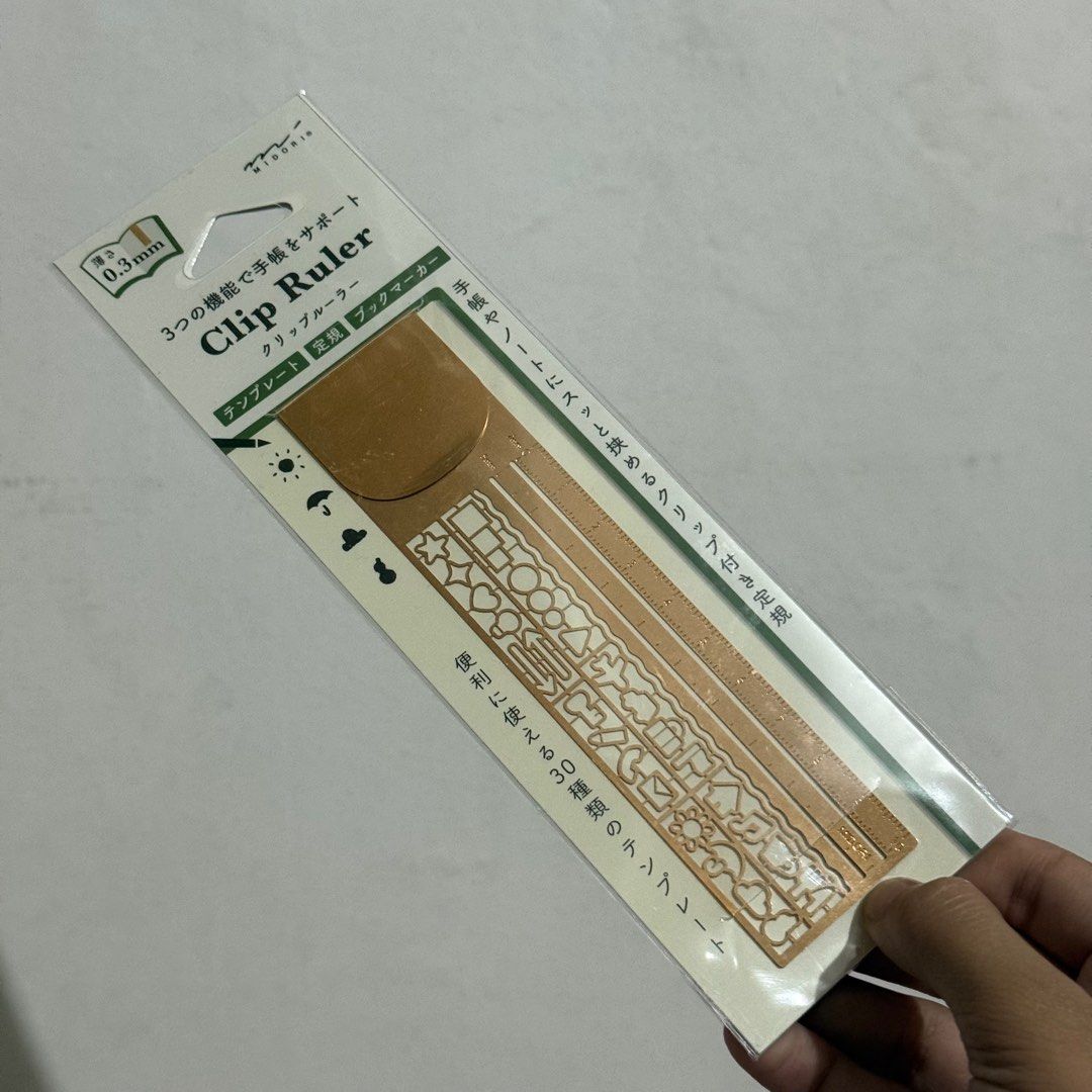 Midori Stencil Clip Ruler (Category: Stationery & School Supplies) located in Quezon City. Submitted by theminimalistings (Listing ID 1413627494, Image 1). Description: .