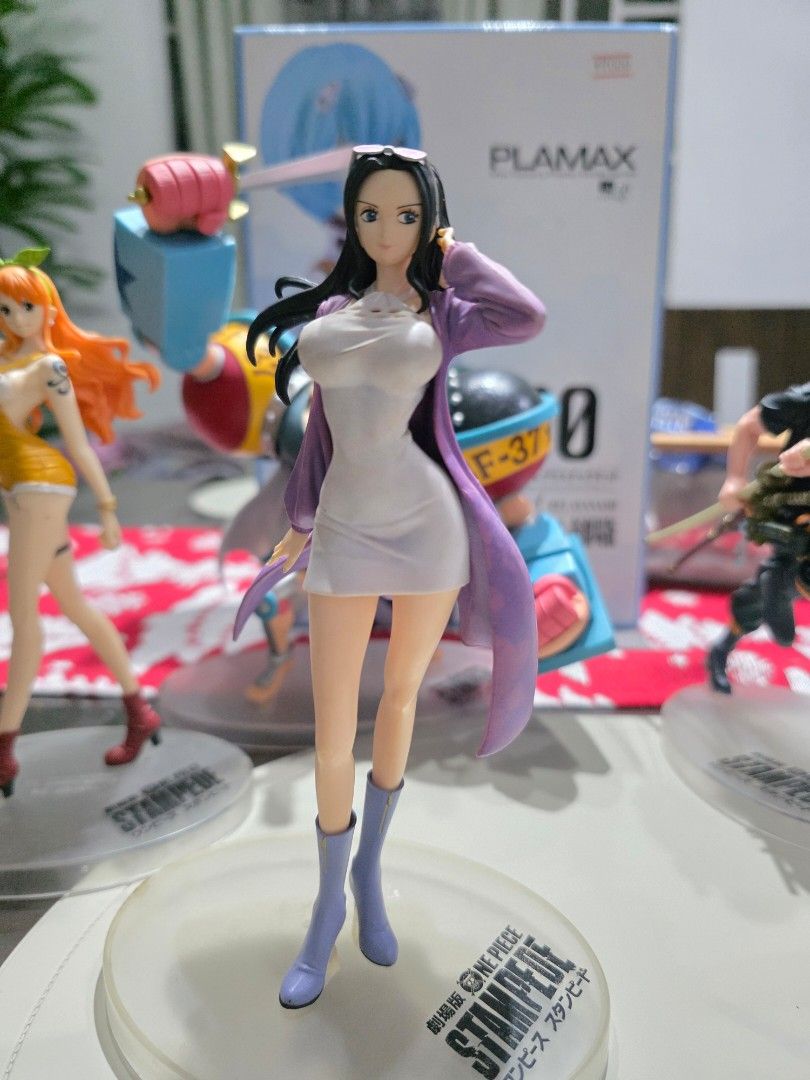 One Piece Stampede Figures Set (Category: Figurines & Statues) located in San Pedro. Submitted by donshingaw64787 (Listing ID 1413579134, Image 3). Description: For Sale: One Piece Stampede set. - Includes Luffy, Zoro, Sanji, Nami, Chopper, Usopp, Robin, Franky & Brook - Each figure comes with a clear stand. - Figures are in dynamic action poses. - Complete set as shown. - With Issues (Nami, Usopp & Chopper) PM me for issues. - Loose (nami, robin
