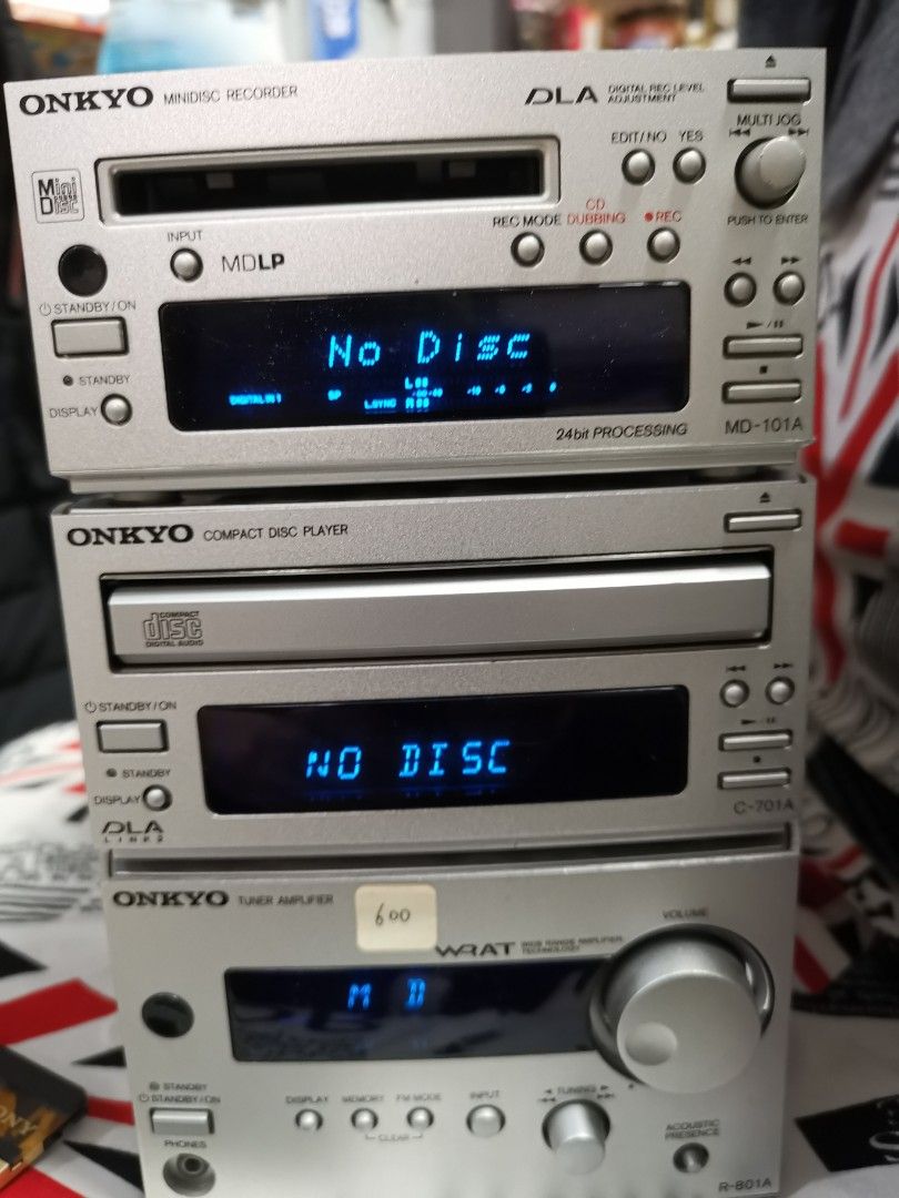 Onkyo MD-101A/C-701A/R-801A 音響組合, 音響器材, 音樂播放裝置MP3及