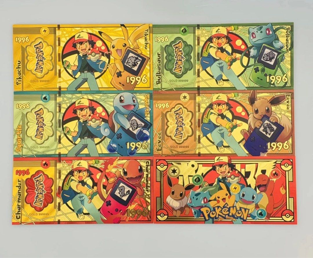 (PO) Pokemon Custom Bank Notes, Hobbies & Toys, Memorabilia ...