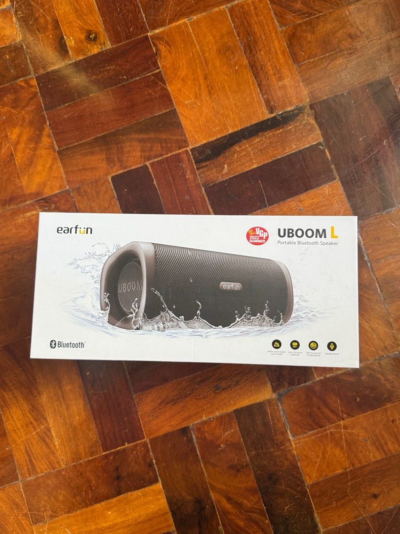 Portable Bluetooth Speaker EarFun UBOOM L Black (Category: Soundbars, Speakers & Amplifiers) located in Manila. Submitted by beatrice777 (Listing ID 1413451516, Image 1). Description: Original Price: ₱4,790 Selling Price: ₱3,400 (negotiable if getting ASAP) .