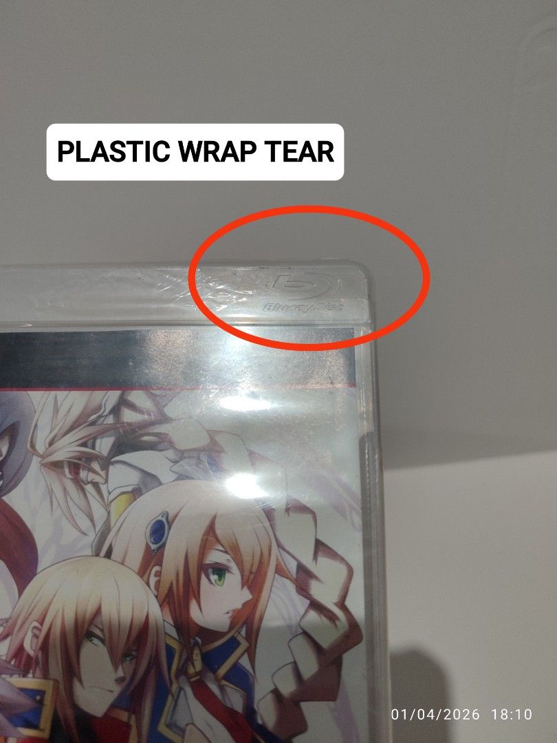 PS3 - Blazblue: Chrono Phantasma Extend (BRAND NEW) "ALL" (Category: PlayStation) located in Mendez-Nunez. Submitted by sf2_gameshop (Listing ID 1413554281, Image 2). Description: PLEASE READ CONDITION: brand new and factory sealed however, it has one tear in plastic wrap (pls. refer to the posted photo). GENRE: 2D Fighting MODE: Single-player, multiplayer REGION: ALL LANGUAGE: English Feel free to chat for any inquiries and you may visit my shop