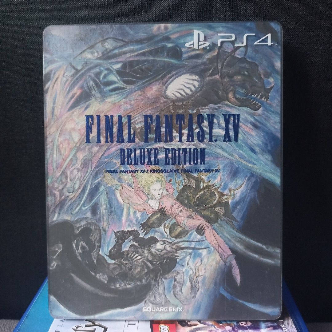 Ps4 final fantasy xv deluxe edition (Category: PlayStation) located in Caloocan City. Submitted by starkstark (Listing ID 1413565267, Image 1). Description: (READ DESCRIPTION) SALE OR TRADE SALE or TRADE Make an offer po rfs: want new games Price Posted po montalban location pwede shipping sagot ni buyer shipping fee can provide pictures and videos upon request if sure na kukunin.