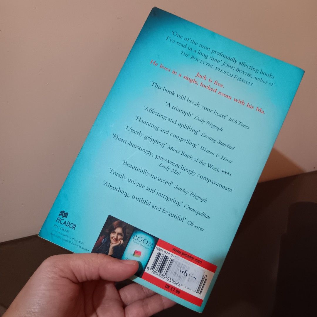 Room by Emma Donoghue (Category: Storybooks) located in Taguig. Submitted by ncomn (Listing ID 1413494292, Image 2). Description: RFS: Decluttering, Done Reading - Meet up on the specified location only or buyer will handle the delivery/shipping fee. - This is a preloved book, please manage your expectations..