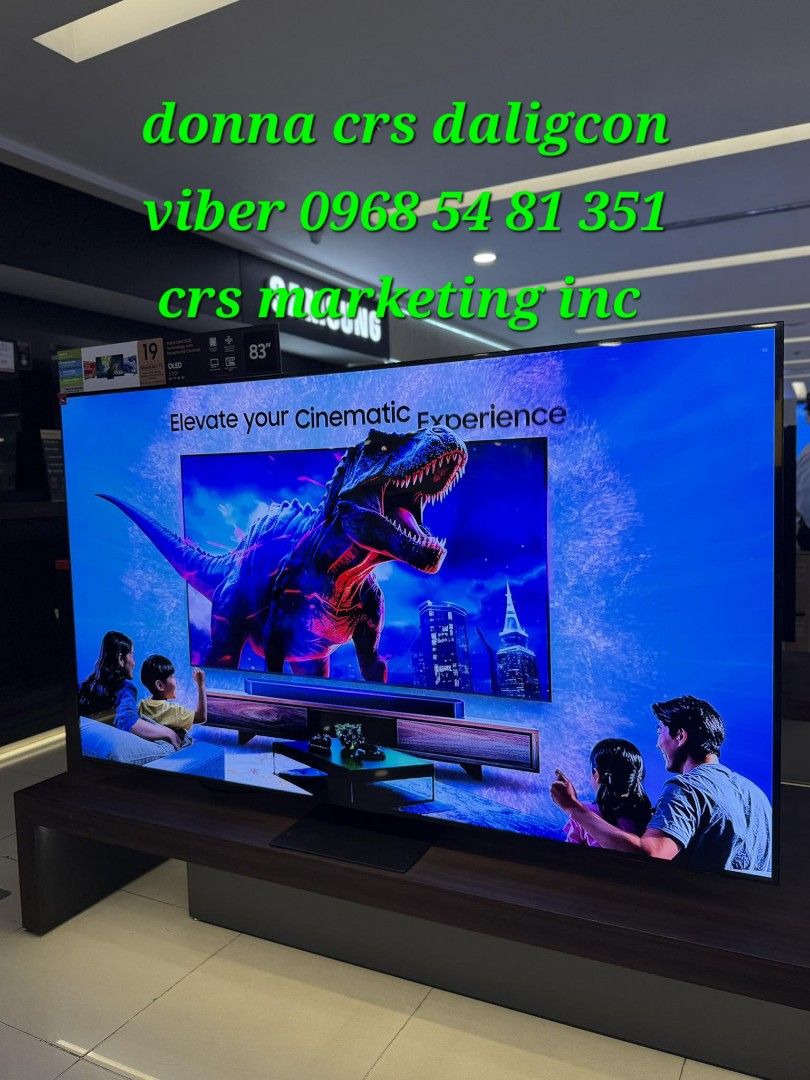 Samsung oled tv (Category: TV) located in Manila. Submitted by donnasagao03665 (Listing ID 1413501141, Image 3). Description: 🟧 SAMSUNG OLED TV 2025 MODEL FREE SOUNDBAR 55S95F 65S95F 77S95F 83S95F 55S85F 65S85F 🟧 QA55S95F - 80,900 / T420 QA65S95F - 101,000 / HWQ600F QA77S95F - 147,500 / Q800F QA83S95F - 217,300 / Q930F ( free installation and demo within metro manila - wall bracket not included ) QA55S85F - 59,000 / T420 QA65S85F - 78,000 / T42