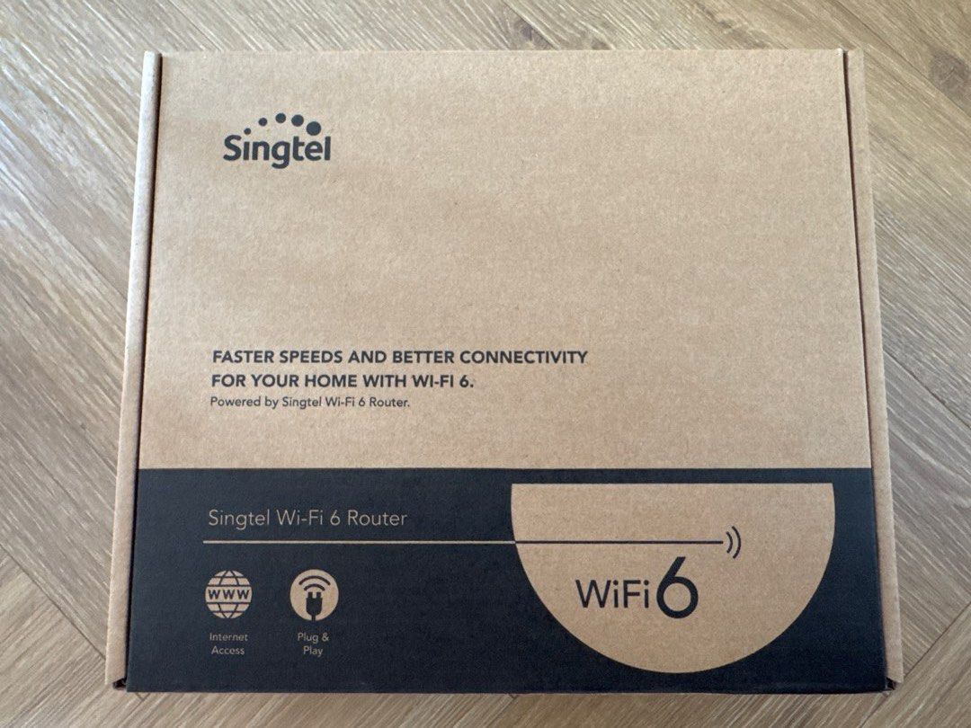 Singtel Wi-Fi 6 Router RT5703W, Computers & Tech, Parts & Accessories ...