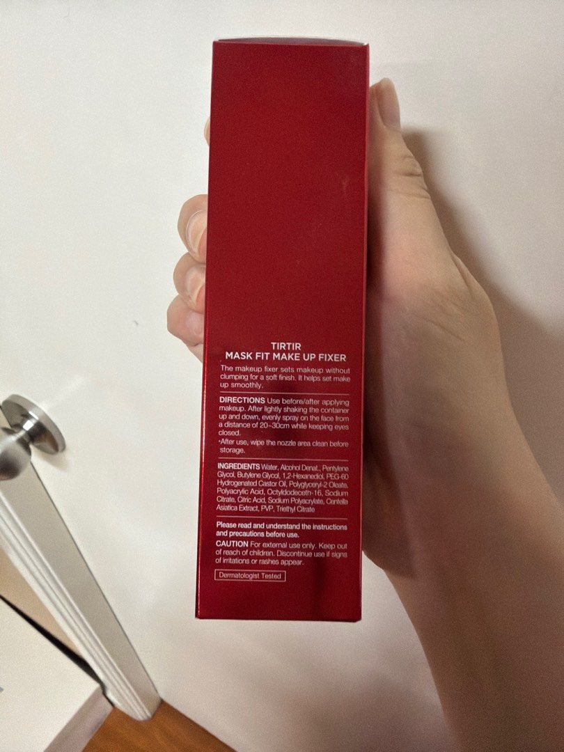 TIRTIR Mask Fit Make Up Fixer (Category: Makeup) located in Mandaluyong City. Submitted by mtdc1 (Listing ID 1413589158, Image 3). Description: Brand new.