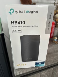 TP-Link HB410 BE6500 Whole Home Mesh Wi-Fi 7 AP, Computers & Tech ...