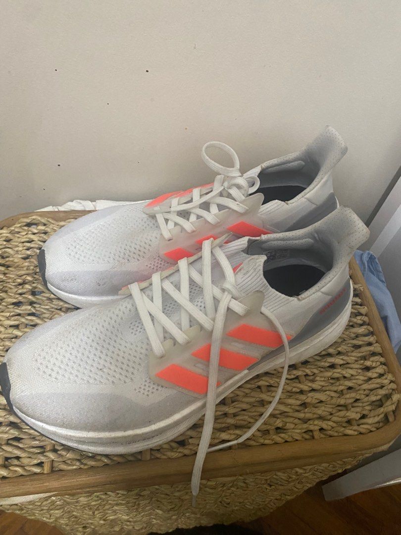 Adidas Ultraboost 5 (Category: Sneakers) located in Taguig. Submitted by declutterprince2 (Listing ID 1413819639, Image 1). Description: Adidas Ultraboost Size 9 RFS: Decluttering The shoes needs cleaning Bought for 10k just last year.