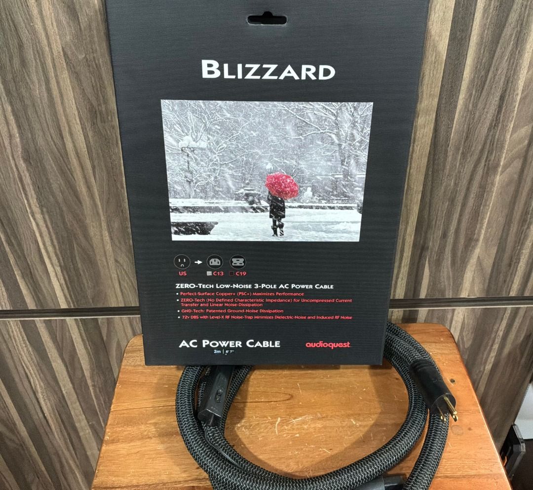 AudioQuest Blizzard Power Cable (2 Metres)