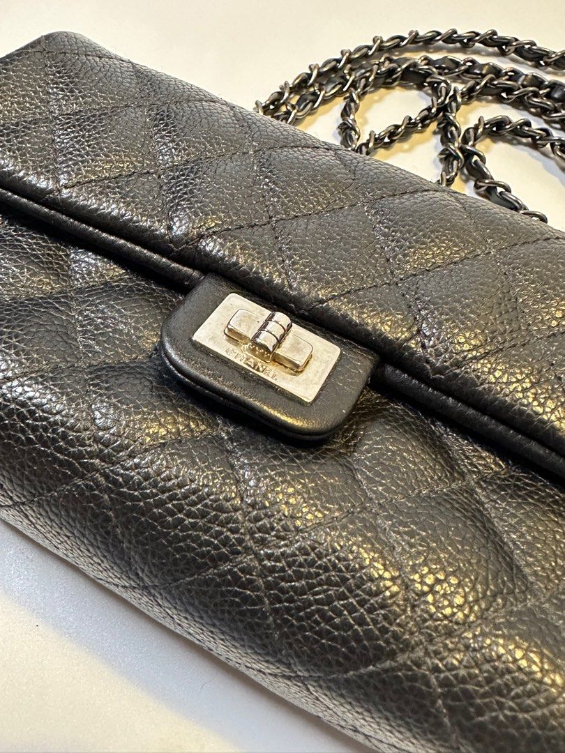 Chanel mini caviar bag (Category: Luxury Bags & Wallets) located in Caloocan City. Submitted by greenboxpackaging (Listing ID 1413852293, Image 2). Description: Chanel Uniform Caviar belt bag turns into a sling bag. Belt not included. Posted a photo when worn. Open for offers no lowballers please. Thank you.