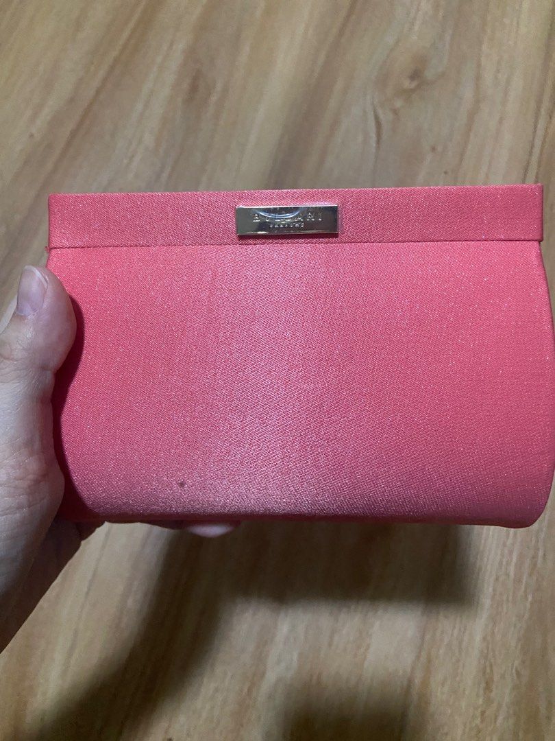 Bvlgari Pink Clutch (Category: Clutches) located in Pasig City. Submitted by mbtra (Listing ID 1413765338, Image 1). Description: - never used (plastic is still on bvlgari logo) - no original packaging - great condition - original bvlgari.
