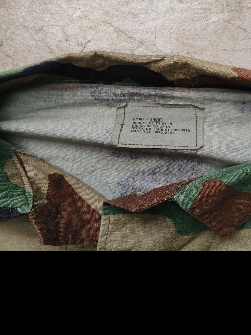 CAMOUFLAGE JACKET (Category: Activewear) located in Manila. Submitted by ptrckvlr_ (Listing ID 1413823871, Image 2). Description: DM FOR MORE INFO.