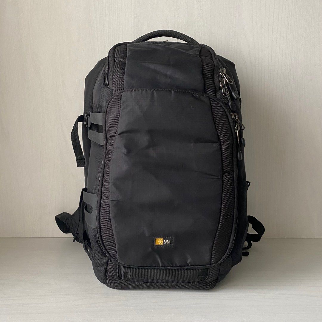 Case Logic Luminosity DSLR Backpack (Category: Backpacks) located in Quezon City. Submitted by a.archive.co (Listing ID 1413674640, Image 1). Description: Case Logic Luminosity DSLR Backpack Dimensions: 17 x 11 x 7 inches Colour: Black Features: - Central compartment for a DSLR camera with lens and accessories - Adjustable dividing walls to be configured as required - Special inner pockets and compartments for tablets and memory cards - Padded gr